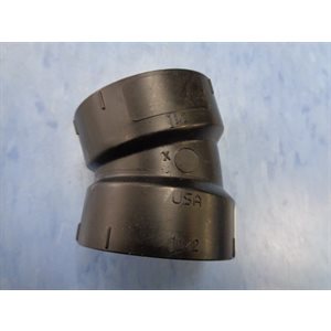 COUDE 22 1 / 2 X 1 1 / 2" ABS