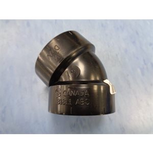 COUDE 45 1 1 / 2" ABS